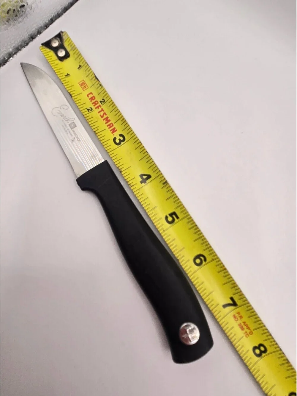 Wusthof Paring Knife with 3.5-Inch Stainless Steel Blade and Black Ergonomic Non